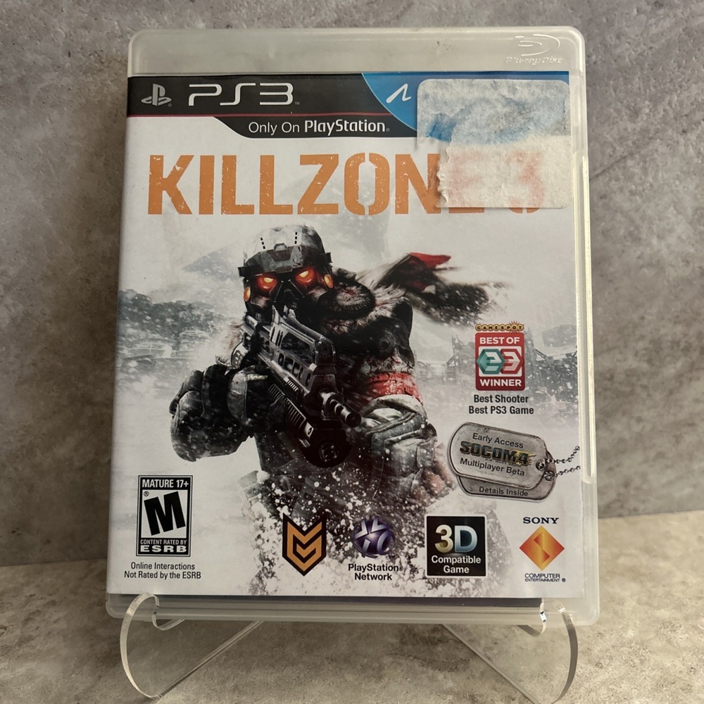 Sony Playstation 3 KILLZONE 3 PS3 Complete CIB